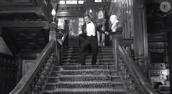 Bob Sinclar, image du clip Groupie, pastiche culotté et rétro-house du film The Artist.