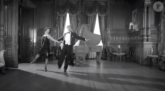 Bob Sinclar, image du clip Groupie, pastiche culotté et rétro-house du film The Artist.