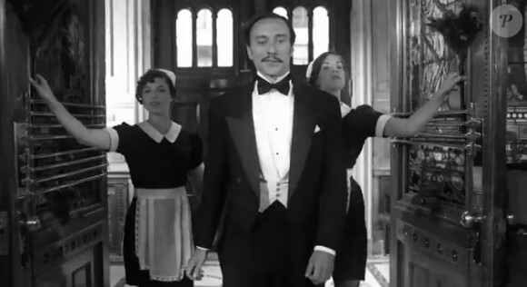 Bob Sinclar, image du clip Groupie, pastiche culotté et rétro-house du film The Artist.