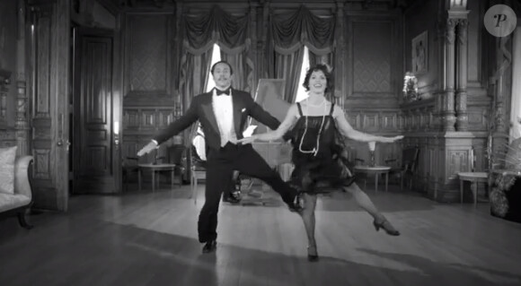 Bob Sinclar, image du clip Groupie, pastiche culotté et rétro-house du film The Artist.