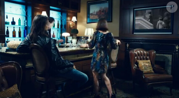 Bob Sinclar, image du clip Groupie, pastiche culotté et rétro-house du film The Artist.
