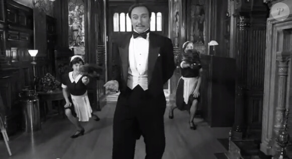Bob Sinclar, image du clip Groupie, pastiche culotté et rétro-house du film The Artist.