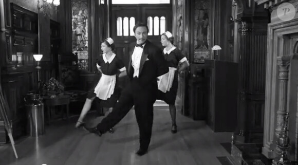 Bob Sinclar, image du clip Groupie, pastiche culotté et rétro-house du film The Artist.