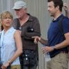 Jennifer Aniston et Jason Sudeikis complices sur le tournage de We're the Millers le 23 juillet 2012 à Wilmington