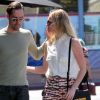 Kate Bosworth et son compagnon Michael Polish font un peu de shopping à West Hollywood. Le 24 juillet 2012