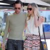 Kate Bosworth et son compagnon Michael Polish font un peu de shopping à West Hollywood. Le 24 juillet 2012