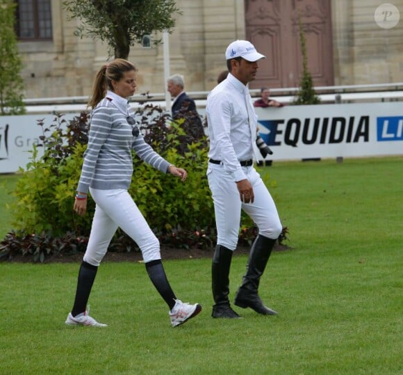 Athina Onassis et son mari Alvaro de Miranda. En pleine période de préparation olympique, le Jumping international de Chantilly a pu compter sur 25 des 30 meilleurs cavaliers au monde, du 19 au 22 juillet 2012.