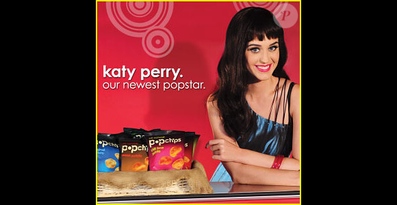 Katy Perry est la nouvelle ambassadrice de la marque Popchips.