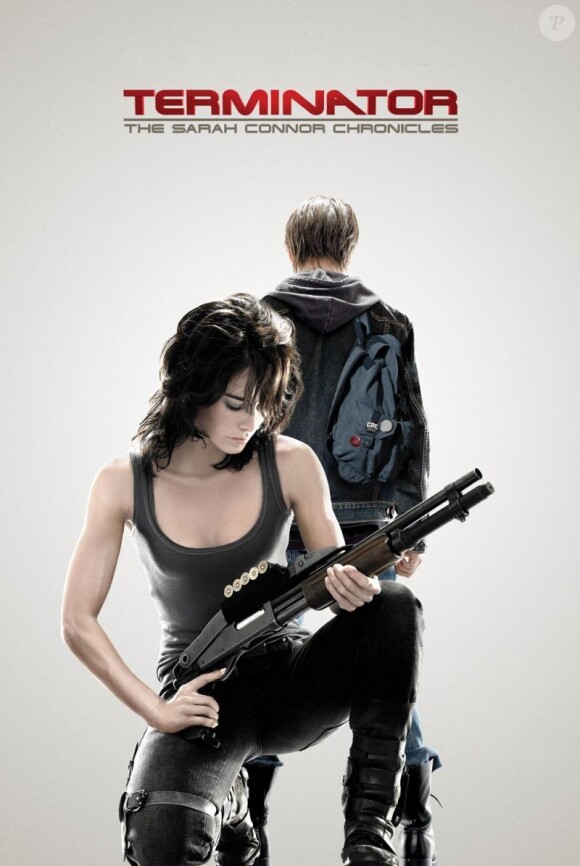 Lena Headey dans la série Terminator : The Sarah Connor Chronicles, 2008-2009.