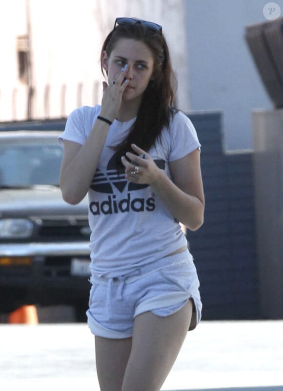 Kristen Stewart le 19 juillet à Los Angeles, soit deux jours après que des photographes l'ont surprise avec le réalisateur Rupert Sanders