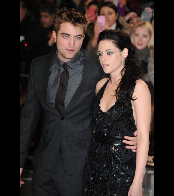 Robert Pattinson et Kristen Stewart à Londres en novembre 2011