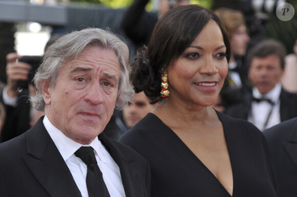 Robert De Niro et sa bien-aimée Grace Hightower en mai 2012 au Festival de Cannes