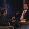 Jeremy Renner, sur le plateau du Jimmy Kimmel Show...