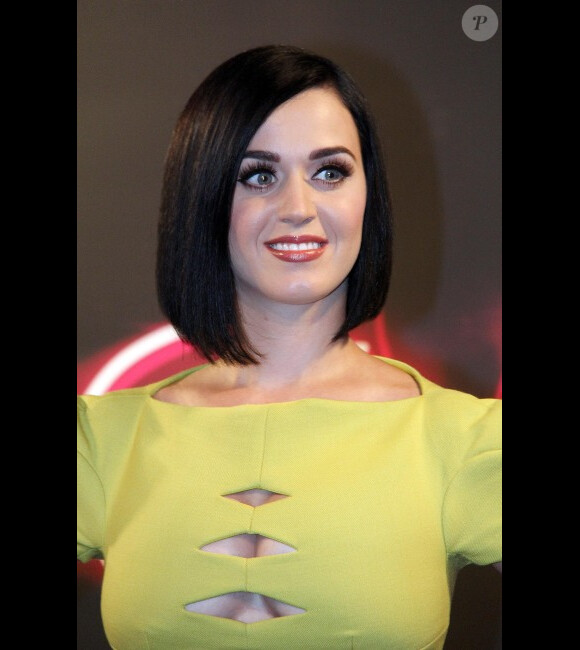 Katy Perry lors du photocall de son film Part of Me, à Rio de Janeiro, le 30 juillet 2012