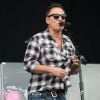 Bruce Springsteen en concert à Hyde Park le 14 juillet 2012 avec le E Street Band.