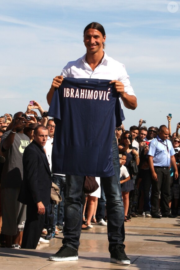 Zlatan Ibrahimovic le 18 juillet 2012 à Paris