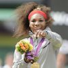 Serena Williams a décroché l'or après avoir corrigé Maria Sharapova en finale du tournoi olympique le 4 août 2012 à Londres (6-0, 6-1)