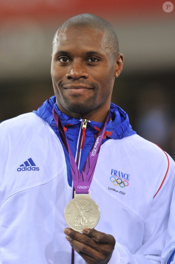 Grégroy Baugé, vaincu malheureux et médaillé d'argent en vitesse lors des Jeux olympiques de Londres le 6 août 2012
