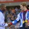 Grégroy Baugé, ici avec Kason Kenny, vaincu malheureux et médaillé d'argent en vitesse lors des Jeux olympiques de Londres le 6 août 2012