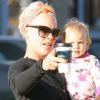 Exclu - Pink et sa fille Willow à Los Angeles, le 8 août 2012.