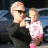 Exclu - Pink et sa fille Willow à Los Angeles, le 8 août 2012.