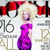 Lady Gaga, photographiée par Mert et Marcus et habillée d'une robe Marc Jacobs, pose pour le numéro de septembre 2012 de Vogue.