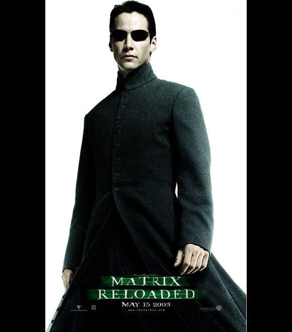 Keanu Reeves dans Matrix Reloaded (2003).