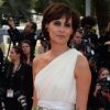 Inès de la Fressange, superbe en Lanvin sur le tapis rouge du Palais des Festivals. Cannes, le 17 mai 2012.