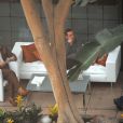 Brad Pitt sur le tournage de The Counselor à Londres le 31 juillet 2012