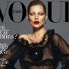 Kate Moss en couverture du magazine Vogue Paris de septembre 2012, photographiée par Mert Alas et Marcus Piggott.