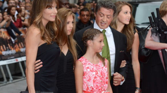 Sylvester Stallone, entouré de sa femme et de ses filles : Solide comme un roc