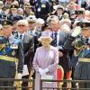 Le duc d'Edimbourg lors d'une commémoration à Green Park le 28 juin 2012.
Le prince Philippe, duc d'Edimbourg, a été hospitalisé en urgence à Aberdeen le 15 août 2012 au cours des vacances du couple royal à Balmoral. En début de semaine, il paraissait pourtant en bonne santé, en visite sur l'île de Wight.