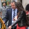 Katie Holmes et sa fille Suri Cruise se promènent dans les rues de New York le 19 août 2012