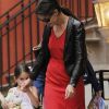 Katie Holmes et sa fille Suri Cruise se promènent dans les rues de New York le 19 août 2012