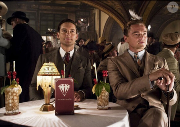 Leonardo DiCaprio et Tobey Maguire dans Gatsby le Magnifique de Baz Luhrman.