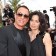Jean-Claude Van Damme et sa femme Gladys au Festival de Cannes en 2010