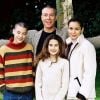 Jean-Claude Van Damme et sa femme Gladys avec leurs enfants en 2003 Khristopher et Bianca