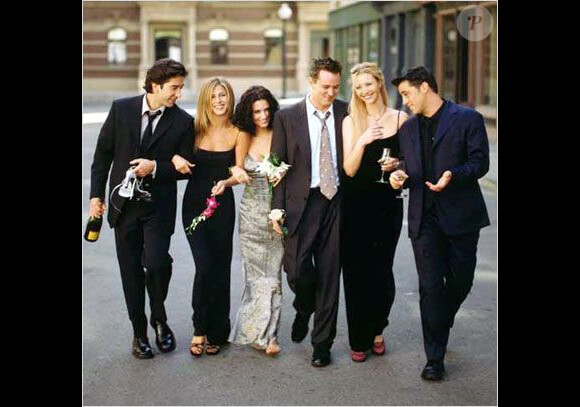 La série culte Friends, 1994 - 2002.