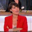 Alessandra Sublet dans son émission C à vous sur France 5, mercredi 22 février 2012