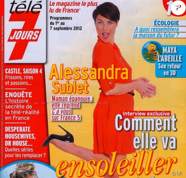 Télé 7 Jours en kiosques le 27 août 2012