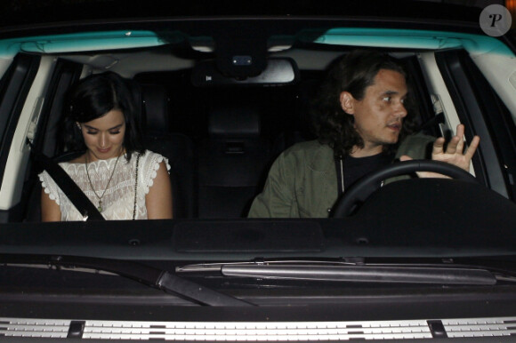 Katy Perry et son ex John Mayer en août 2012 à Los Angeles.