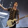Green Day en concert au festival Rock en Seine, le 25 août 2012.