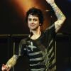 Billie Joe Armstrong et son groupe Green Day en concert au festival Rock en Seine, le 25 août 2012.