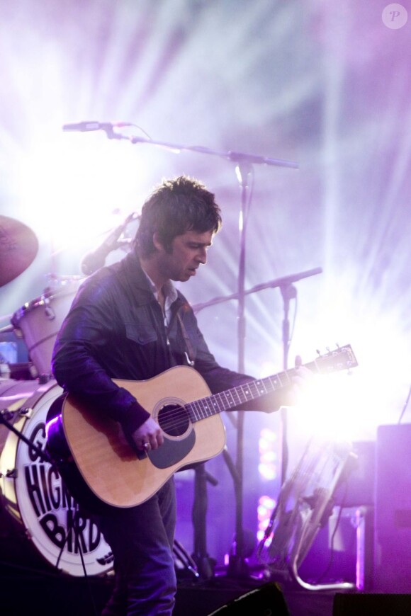 Noel Gallagher's High Flying Birds en concert au festival Rock en Seine, le 25 août 2012.