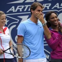 US Open : Roger Federer et Serena Williams hilares en musique et en chanson