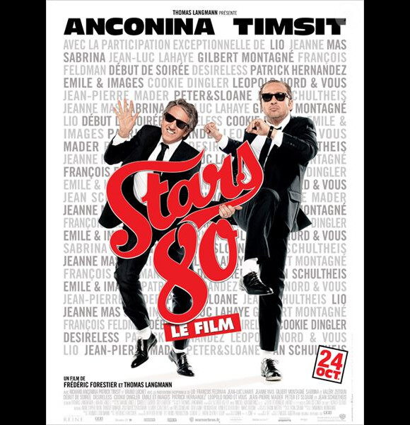 Affiche du film Stars 80 avec Richard Anconina et Patrick Timsit
