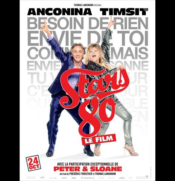 Affiche du film Stars 80 avec Peter & Sloane