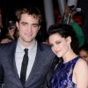 Robert Pattinson et Kristen Stewart en novembre 2011 pour la promotion de Twilight - Révélation : chapitre 2 : (1re partie)