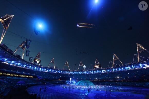 Image de la cérémonie d'ouverture des Jeux paralympiques le 29 août 2012 à Londres.