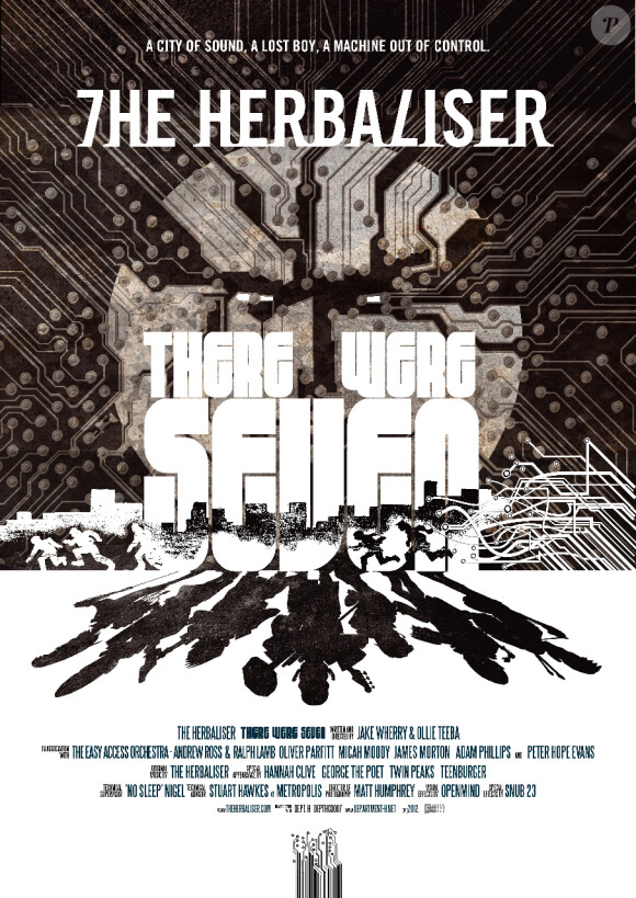 There Were Seven, nouvel album de The Herbaliser à paraître en octobre 2012, version affiche de blockbuster